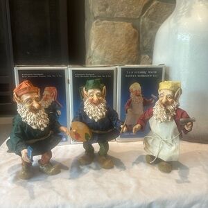 Kurt Adler fabric elf set